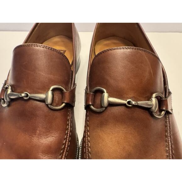 Size 11 Mezlan Tours Horsebit Slip On Loafers Brown Spain Leather main image 10